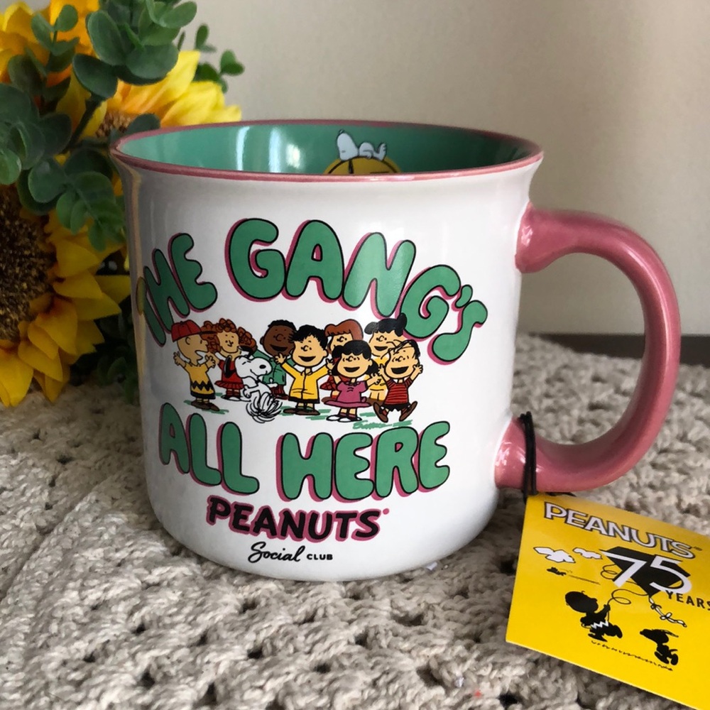 Peanuts 75th Anniversary THE GANG’S ALL HERE Coffee Tea Mug
